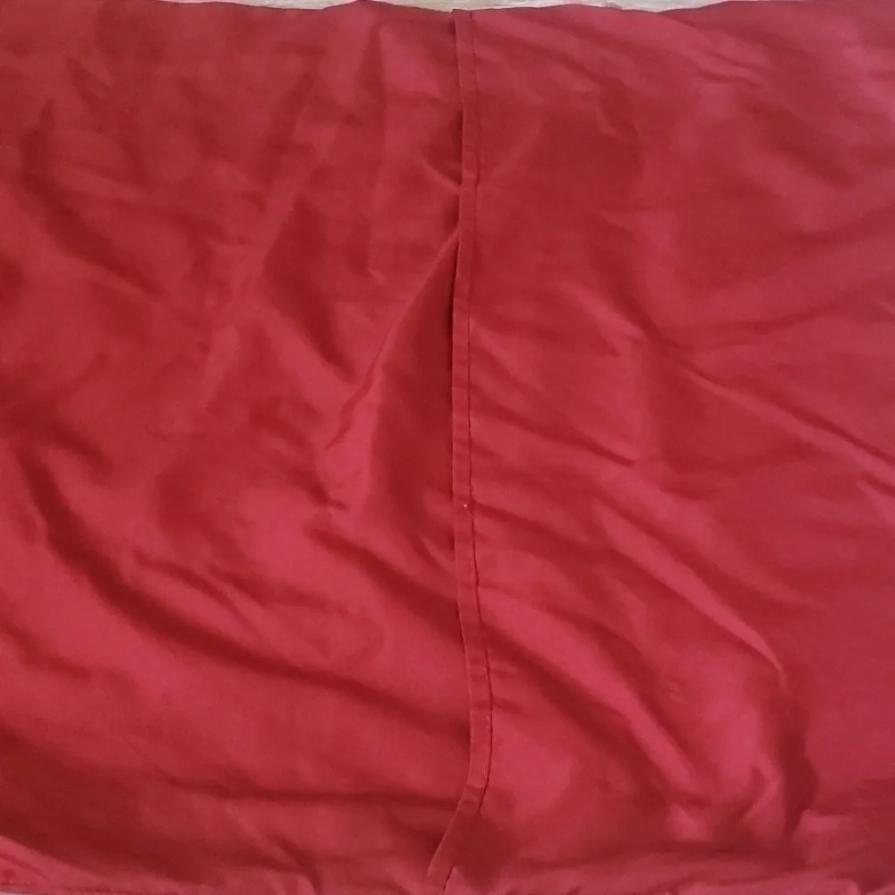 *PRICE DROP* Pillow shams: 1 maroon sham and 2 patterned shams